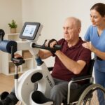 stroke recovery rehab with passive active cycle therapy