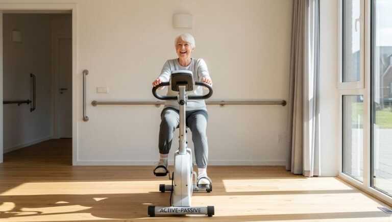 Active Passive Cycle Trainer for Seniors