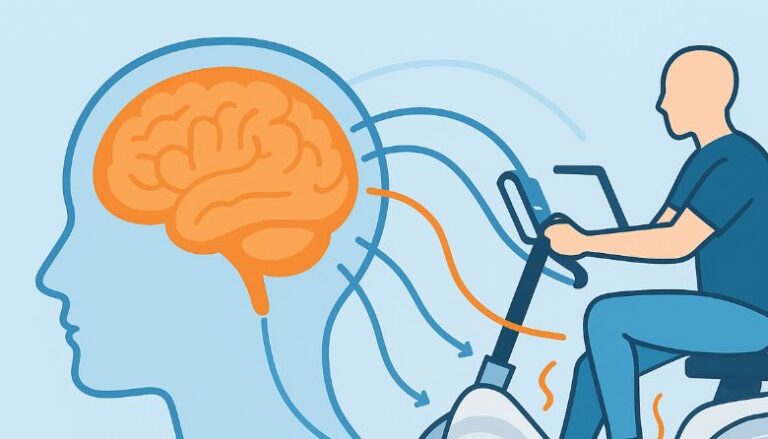 Active-Passive Cycling Stimulates Brain